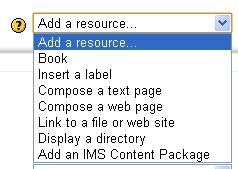 Add Content to the Course Page Insert a Label A label allows you to enter text and images onto the course home page. All other resources added to the course page turn up as links.