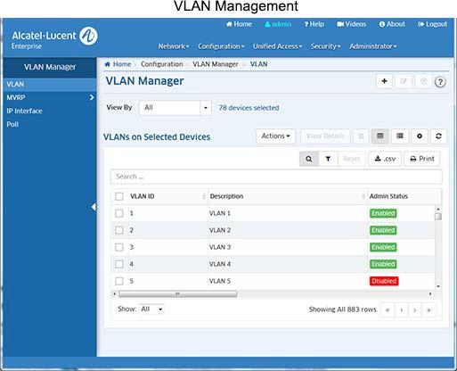 25.0 VLAN Manager OmniVista 2500 NMS-E 4.2.1.