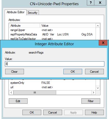 10. Address Specific Tasks with Netwrix Auditor Tools 4. Double-click the searchflags attribute and set its value to "8".