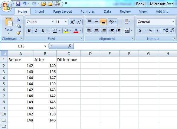 LABORATORY 1 Data Analysis & Graphing in Excel Goal: In this lab, you will learn how to enter and manipulate data in Excel and you will learn how to make the graphs you will need for your lab