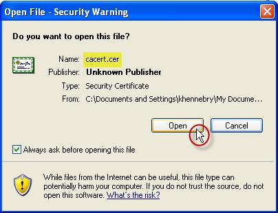 4 The Open File Security