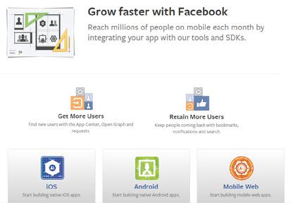36 To launch an app ad, you must register your native app with Facebook. Then you can use the App Dashboard. From here, choose Mobile Apps.