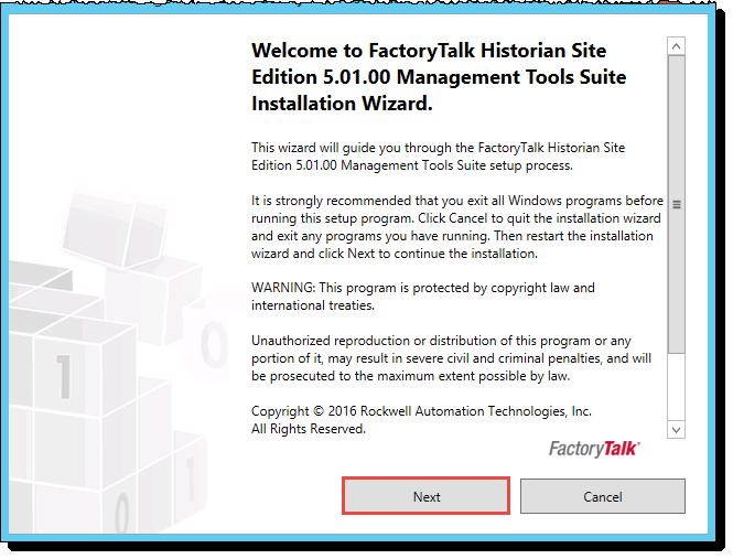 Install FactoryTalk Historian Chapter 3 6. 7.