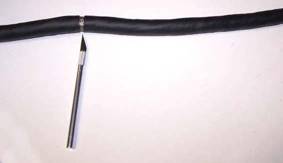As shipped, the standard cables have fl ying leads that are stripped to the appropriate length,