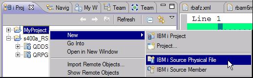 This is useful when you are creating new IBM i members from scratch and you don t have them already on a host.