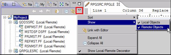 only objects ((like PAYROLLG *pgm) Remote and local objects (like QCLSRC) Filtering out remote objects In this lesson, you learn how to
