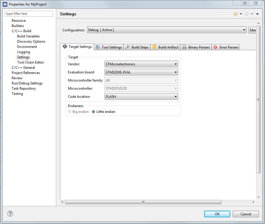 Getting started 6. Some project settings are relevant for both managed mode projects and unmanaged mode projects.