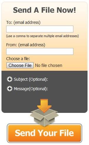 Step 1: How to send a file without registration If you want to quickly send a large file, you can do it from the homepage in just a couple of