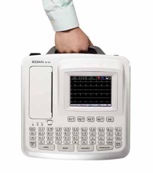 74 / ECG MACHINES BIOEDSE601 2,295 * Edan SE-601C ECG This compact 6-channel 12 lead ECG is perfect for both regular tests and emergencies.