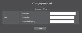 input eld 5 New password input eld 6 New password input eld (re-enter for con rmation) 7 Button for executing password change