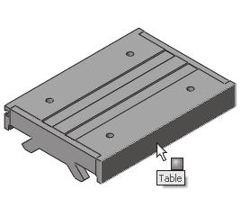 Assembly Modeling - Bottom-up Design Approach Assembly Modeling with SolidWorks 2012 Locate the Table features.