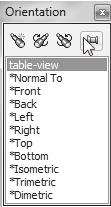 170) Click table-view from the Heads-up View toolbar. Note: Custom Shortcut keys are set on the current keyboard.