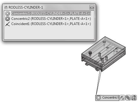 If you delete a Mate and insert a new Mate in the same session of SolidWorks, the new Mate name is incremented by one.