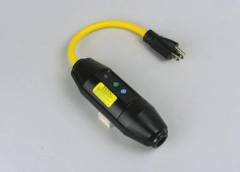 single & tri-tap Rating NEMA Cord Plug Cord A V/AC NEMA Type gauge type length Catalog no.* 15 120 5-15 3R 12/3 AWG Single-tap 2' (0.61m) GFP11M1P3 Tri-tap 2' (0.61m) GFP11M1P9 Single-tap 25' (7.