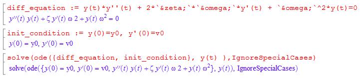 Of course, not all differential equations can be solved exactly. Mupad now gives no solution.