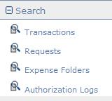 utilizing the Search link Search Transactions function allows you to identify transactions by