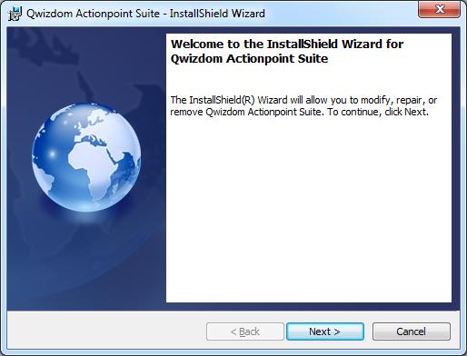 2 INSTALLING QWIZDOM ACTIONPOINT Make sure all MS Windows and Office Updates are current. Download and run the latest version of the software from qwizdom.com/us/support/downloads.