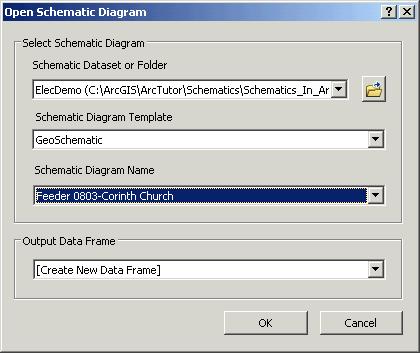 features option on the Update Diagram dialog box. This option will be detailed in the Updating Schematic Diagrams exercise. 4. Remove the Manual Selection data frame from the Table Of Contents.
