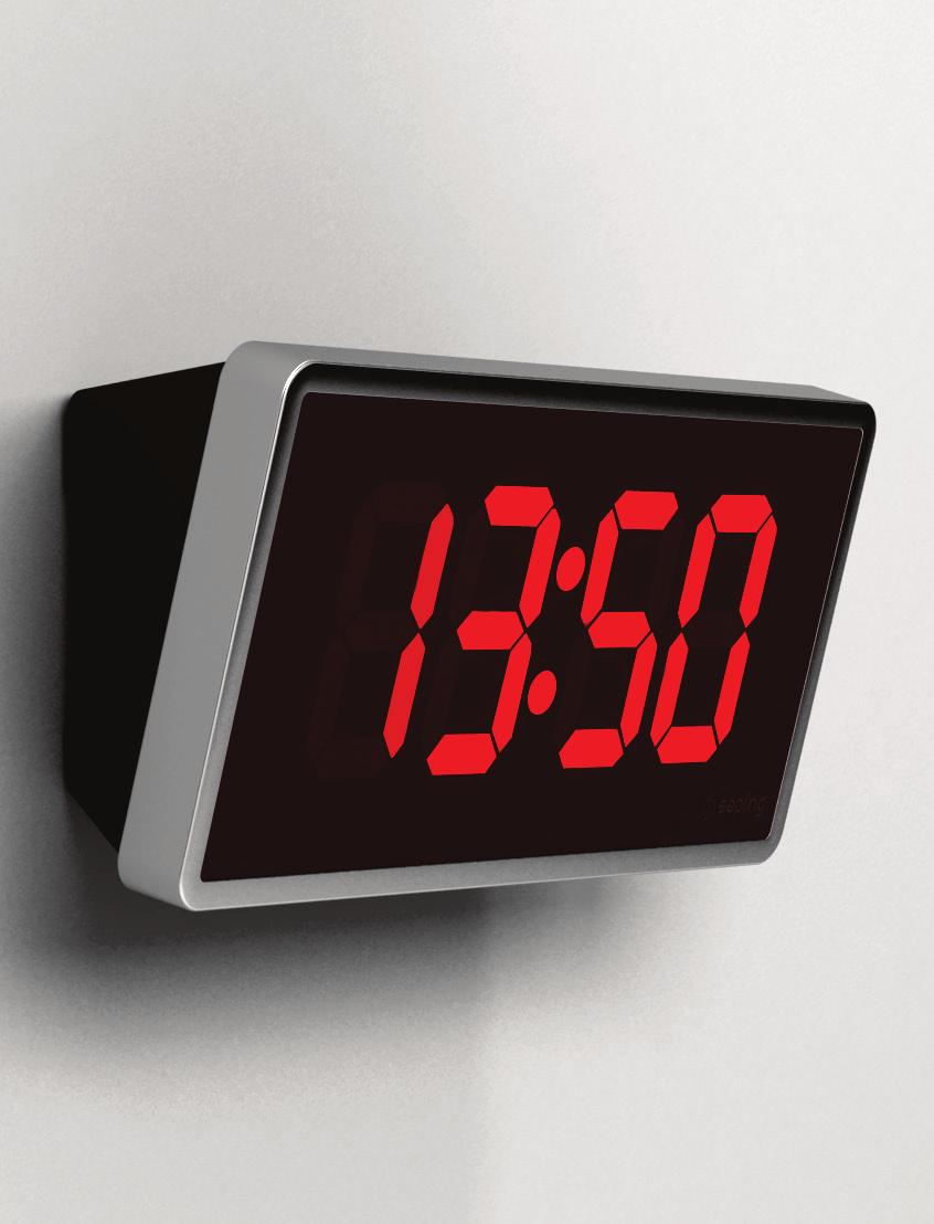 BCBP Digital Among the most technically advanced clocks in the industry, Bogen s BCBP Series IP Digital Clocks are available with a bright red, white, green, or amber display.
