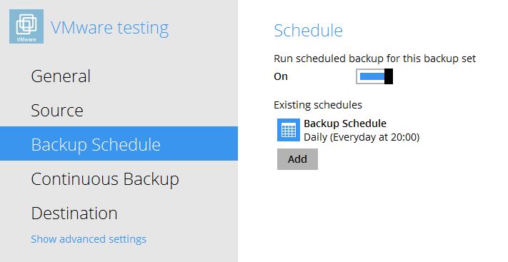 Configure Backup Schedule for Automated Backup 1. Click the Backup Sets icon on the OBM main interface. 2. All backup sets will be listed.