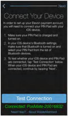 If you have another PIN Pad paired to your mobile device, you may leave it as it is or choose to