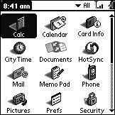 Button Primary application Secondary application Phone + Blazer web browser Calendar + CityTime SMS + Mail Press Applications Launcher repeatedly to cycle through different categories of applications.