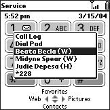 If you can t highlight and dial a phone number on a web page or in a text message using the 5-way navigation control or stylus, it means that Treo
