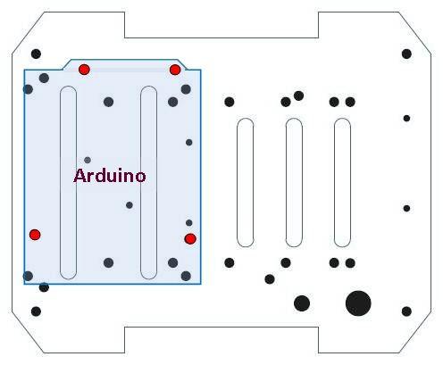 Top board: ARDUINO module Bottom