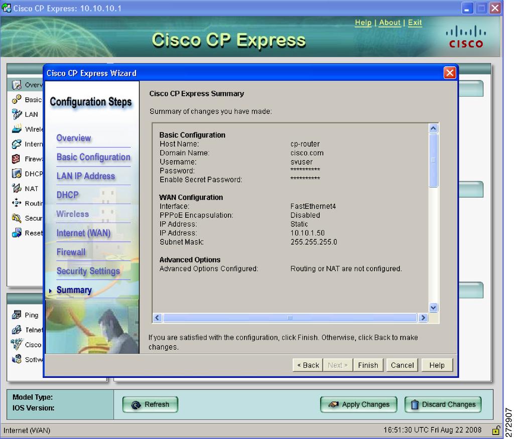 Figure 16 Summary Page Static CCDE, CCENT, Cisco Eos, Cisco HealthPresence, the Cisco logo, CiscoLumin, CiscoNexus, CiscoStadiumVision, CiscoTelePresence, Cisco WebEx, DCE, and Welcome to the Human