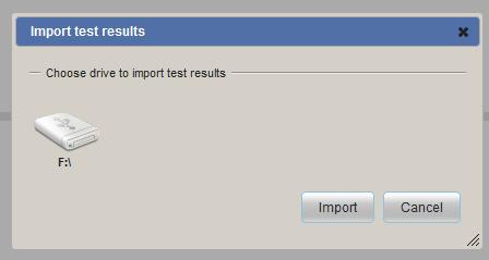 Importing Test records Test records from the WireXpert can be exported to the PC software using the USB flash drive (Refer to the user manual of WireXpert to learn how to export test records to a
