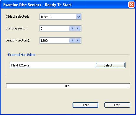 7. Additional features. 44 Note. If you manage the inserted disc with CDRoller Image, all changes in the sectors data saved by external editor will modify the image file.
