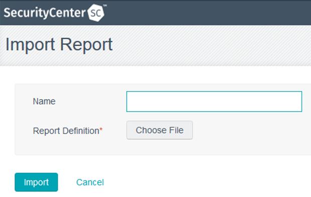 This option is useful for Organizations running multiple SecurityCenter to provide consistent reports without duplicating the work needed to