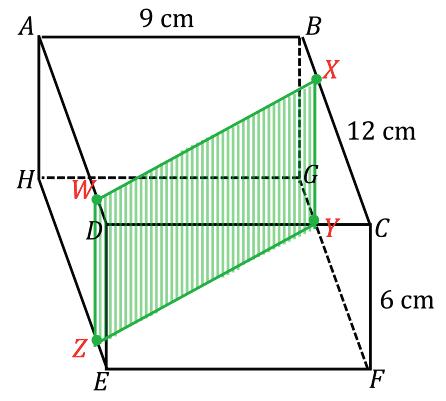 Lesson 16 Exit Ticket Sample Solutions In the following figures, use a straightedge to join the points where a slicing plane meets with a right rectangular prism to outline the slice. i.