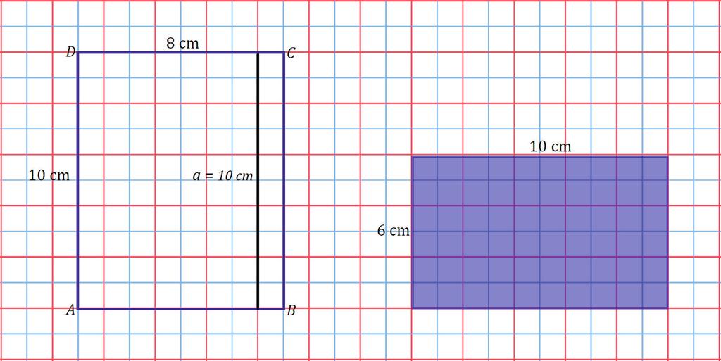 A right rectangular prism is shown along with line segments that lie in a face.