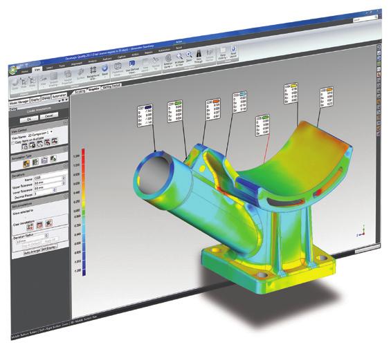 used as reference and comparison data Most accurate and high value 3D inspection in the industry, with certified accuracy by NIST and PTB, including airfoil analysis (formerly Blade) at no additional