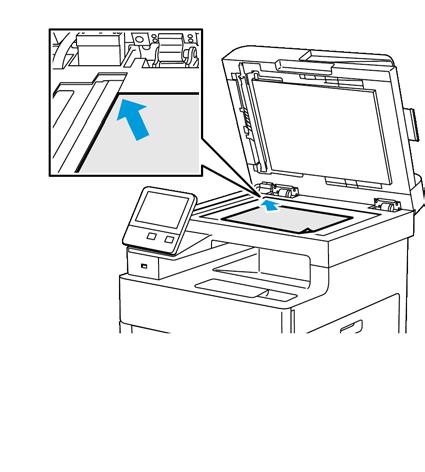 Faxing Document Loading Guidelines To scan or fax original documents, use the document glass or the duplex automatic document feeder.