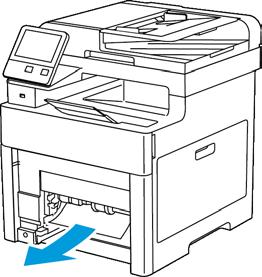Troubleshooting 3. Remove Tray 1 from the printer. 4.