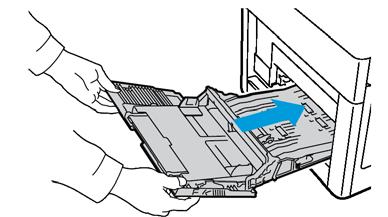 Troubleshooting 6. Insert the Bypass Tray completely into the printer. 7. If the control panel prompts you, verify the size and type on the screen. If you are not prompted, change the paper settings.