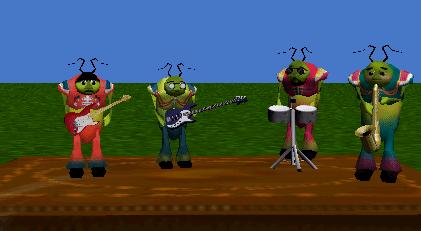 Example: A Beetle Band Create an animation for a