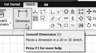 Select the Line command by clicking once with the left-mouse-button on the icon in the Sketch toolbar. 2.