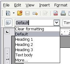 3) Select the object you want to base the style on and drag it to the Styles and Formatting window. The cursor changes its shape indicating whether the operation is possible or not.
