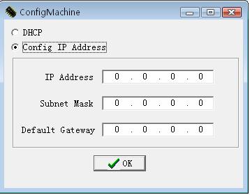If there is the DHCP function in the 802.11 network Distribution system, you may choose DHCP, press OK to exit.