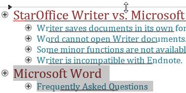 Click on move up arrow twice The selection will move above Microsoft Word.