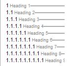 Automatic Heading Numbering Multilevel numbering is the process of applying a numbering system to your headings. Having a numbering system, such as 1, 1.