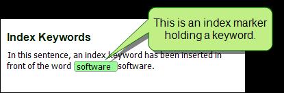 Keywords and Subkeywords Keywords and subkeywords are the primary building blocks for an index.