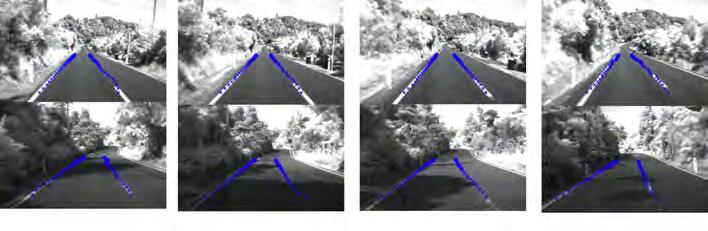 New Lane Model and Distance Transform 9 5 Experiments Experimental results (using the test vehicle HAKA1; see Fig. 9) for lane detection (see [13]) are shown in Fig. 10, and for lane tracking in Fig.