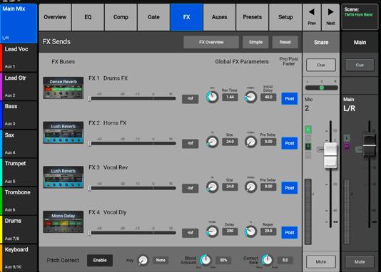 5. EFFECTS (Cont d) FX 2, which is set for a Lush Reverb. Use the Master Encoder (Image 5.5) to adjust the level of the effect.