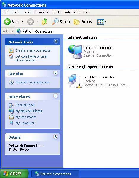 Chapter 19 UPnP 3 Select My Network Places under Other Places.