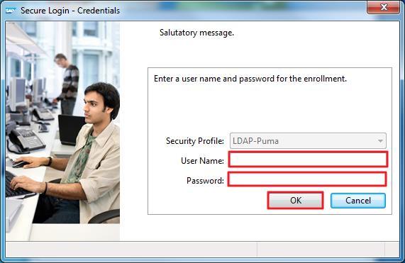 e. A message box Authentication process complete will pop up, click OK. Congratulations!!! You have successfully established a secure logon client. STEP 2: Logging on to SAP: 1.