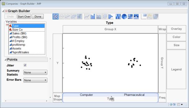 From an open JMP data table, select Analyze > Distribution. 2.